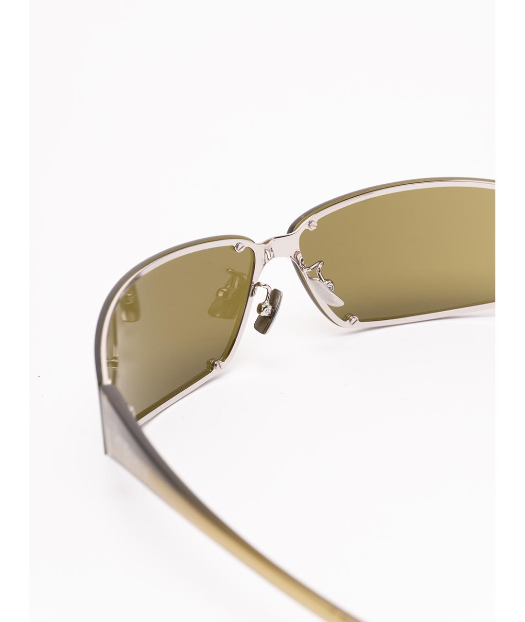 SAINT LAURENT Зеленые солнцезащитные очки, фото 3