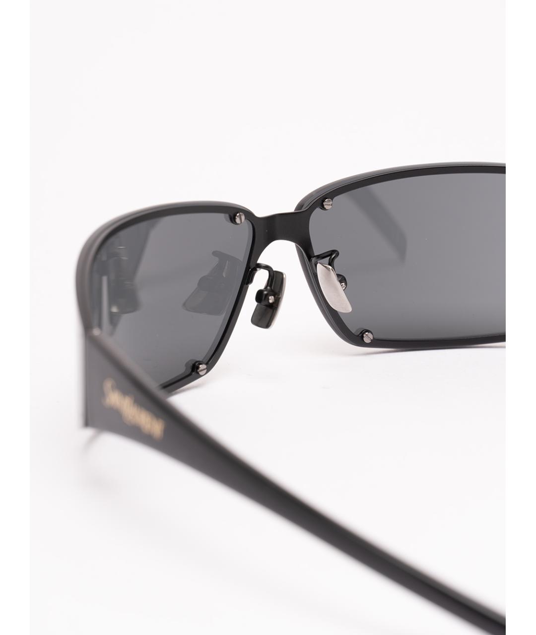 SAINT LAURENT Черные солнцезащитные очки, фото 3