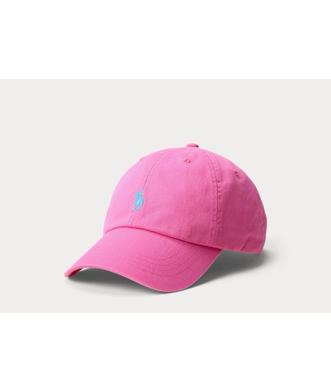 POLO RALPH LAUREN Розовая хлопковая кепка, фото 5
