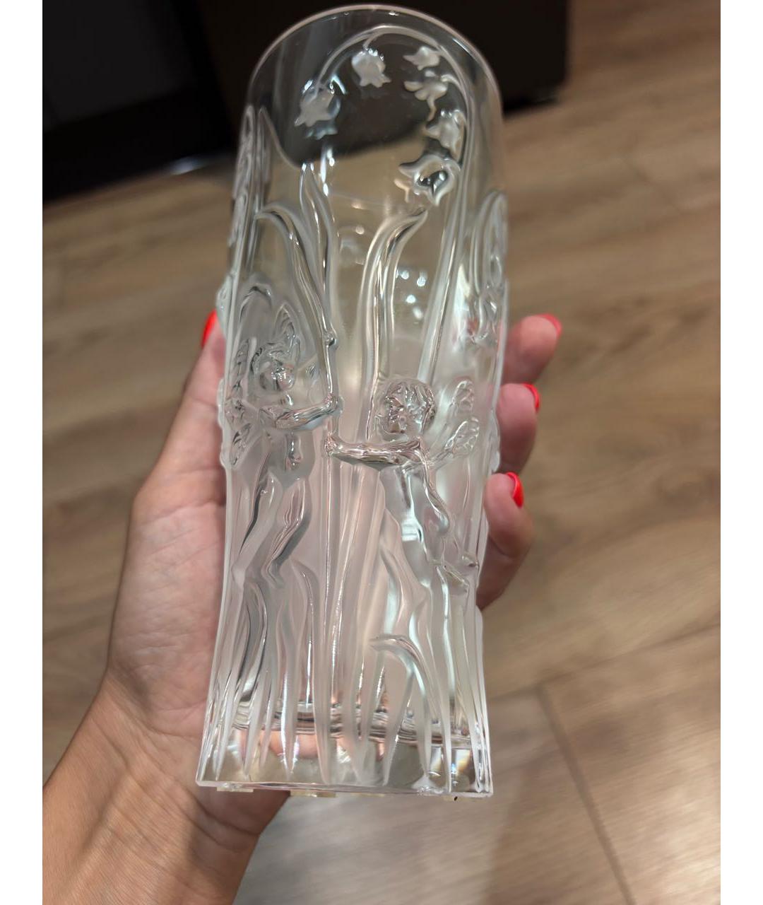 LALIQUE Белая ваза, фото 4