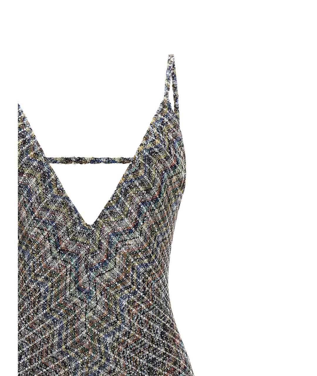 MISSONI Мульти вискозное вечернее платье, фото 3