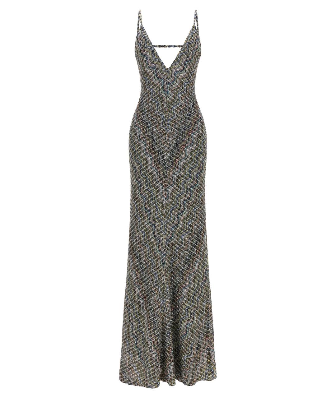 MISSONI Мульти вискозное вечернее платье, фото 1
