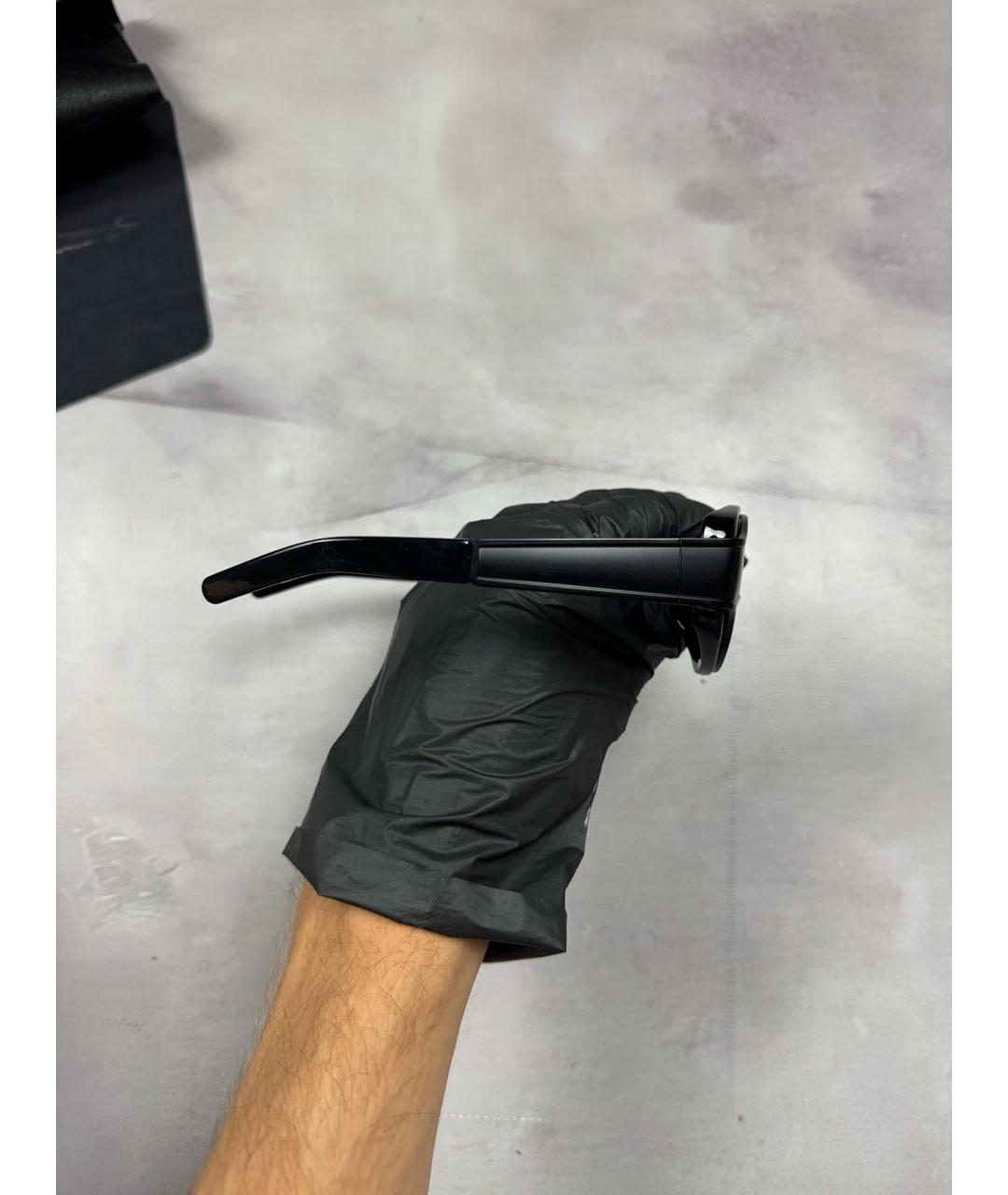 YOHJI YAMAMOTO Черные солнцезащитные очки, фото 4