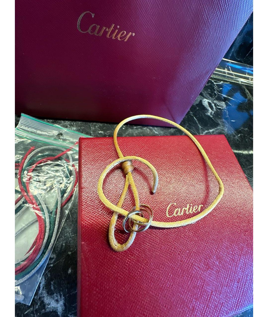 CARTIER Белый браслет из белого золота, фото 3