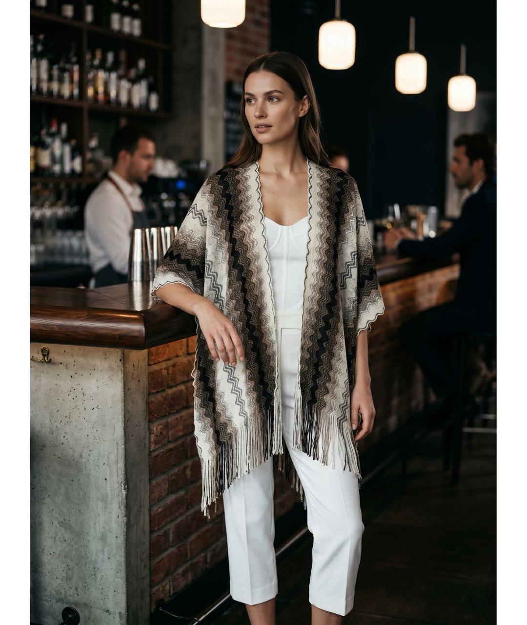 MISSONI Серая вискозная туника, фото 4