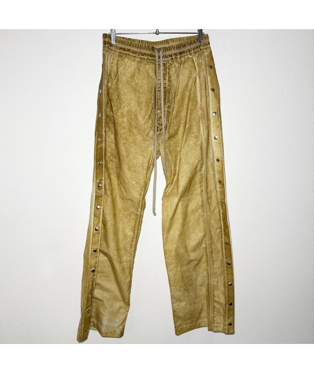 RICK OWENS DRKSHDW Бежевые повседневные брюки, фото 10