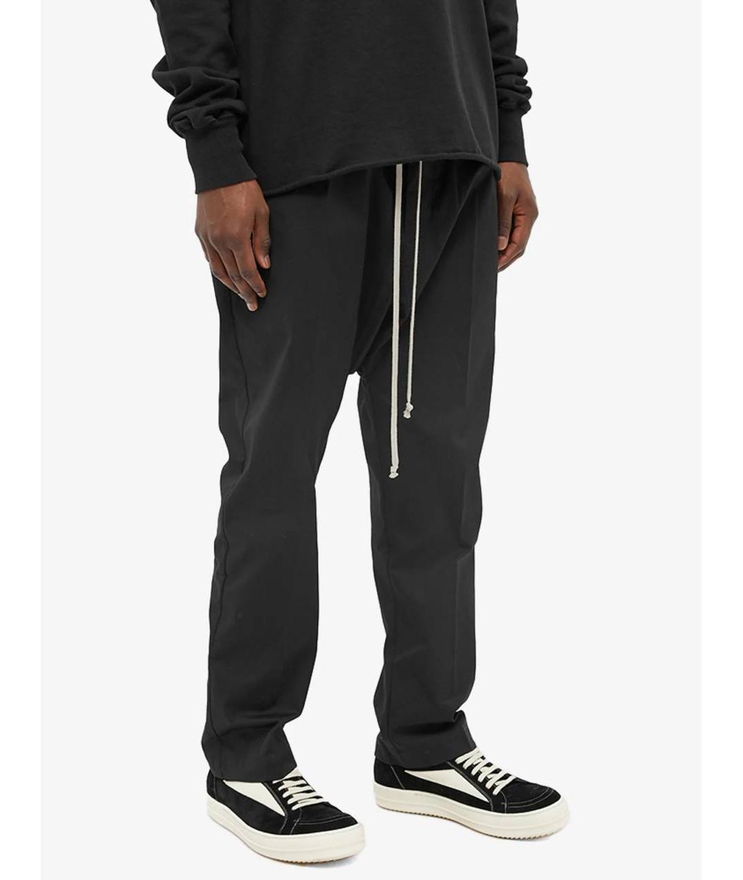 RICK OWENS DRKSHDW Бордовые хлопковые повседневные брюки, фото 2