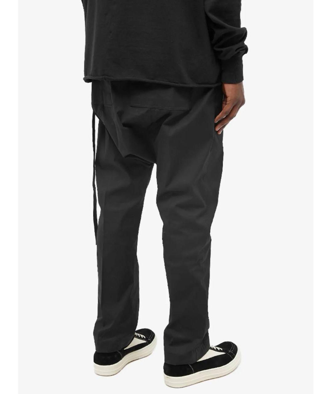 RICK OWENS DRKSHDW Бордовые хлопковые повседневные брюки, фото 4