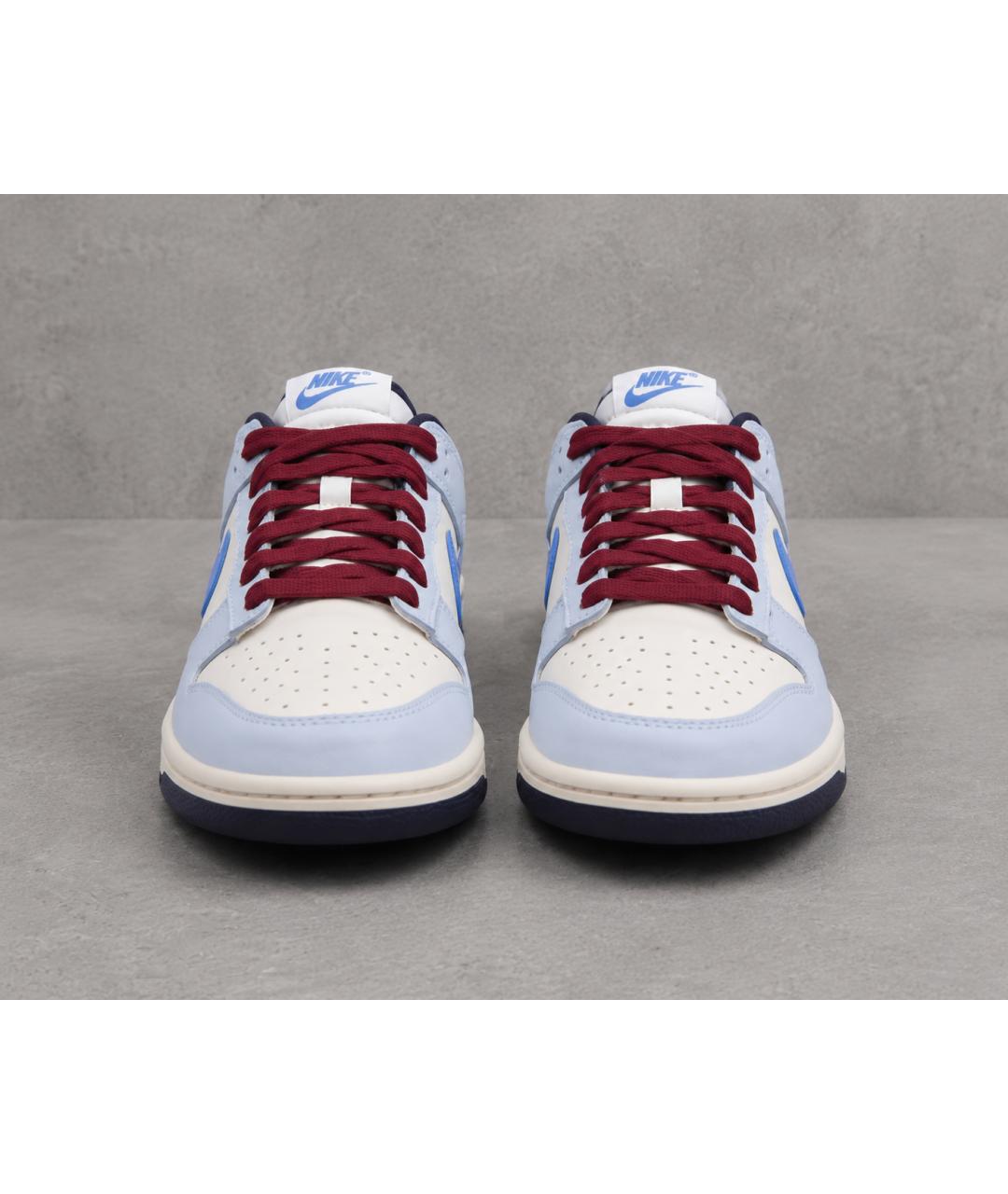 NIKE Голубые кожаные кроссовки, фото 2