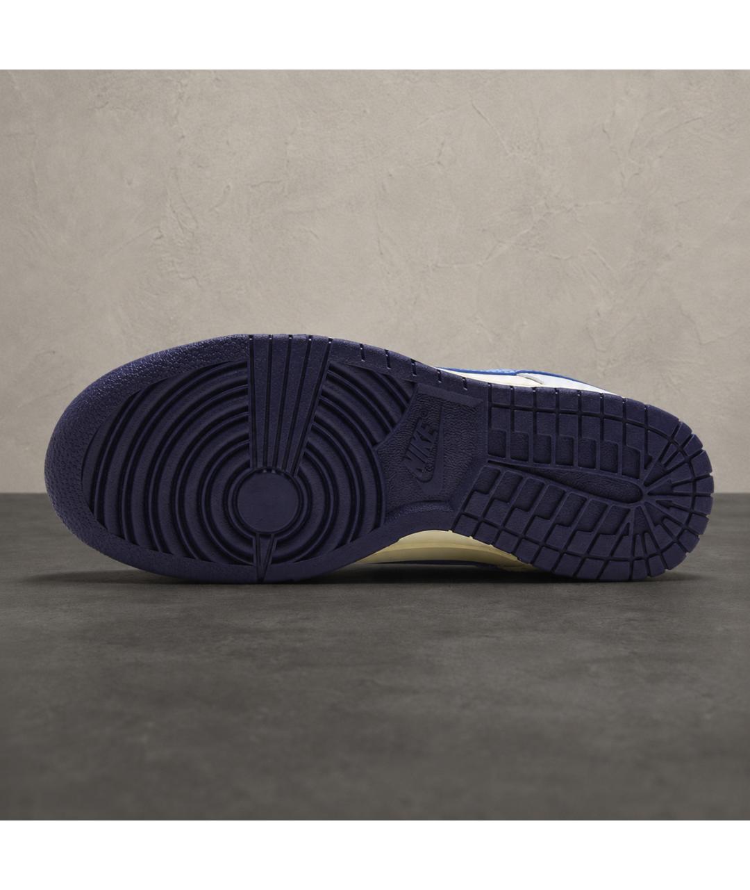 NIKE Голубые кожаные кроссовки, фото 5