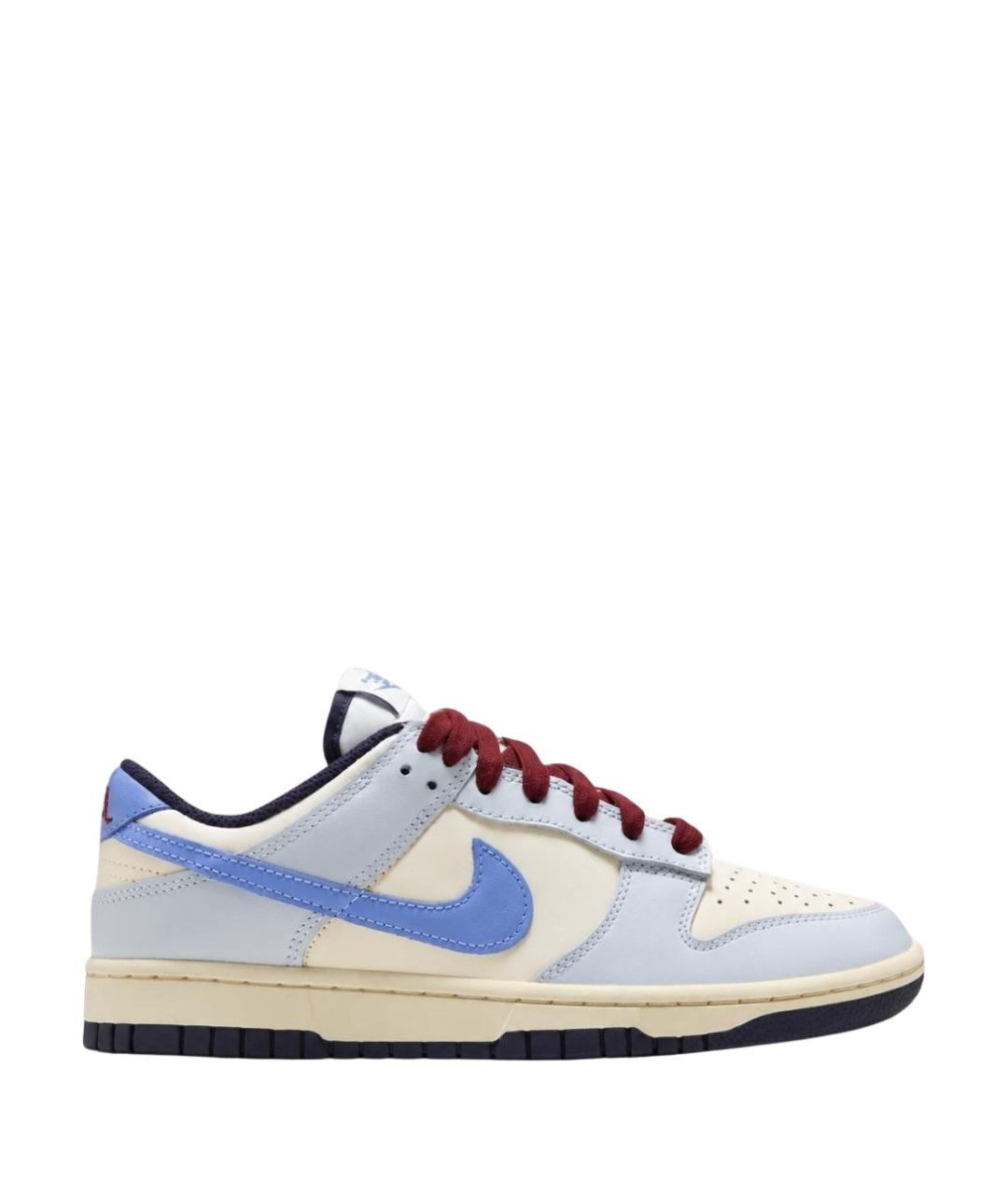NIKE Голубые кожаные кроссовки, фото 1