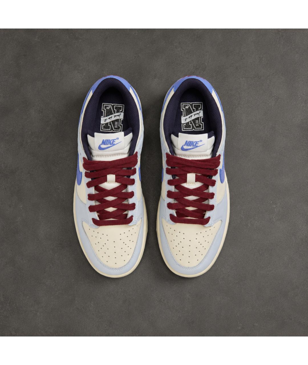 NIKE Голубые кожаные кроссовки, фото 3