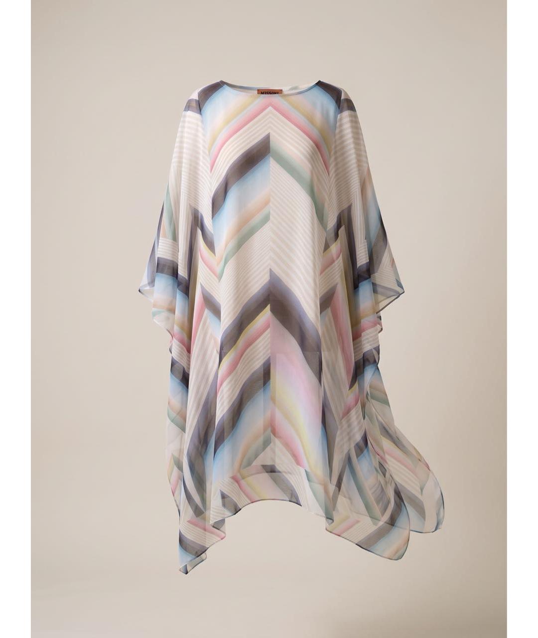 MISSONI Мульти шелковая туника, фото 7