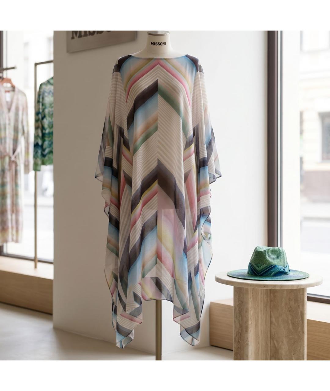 MISSONI Мульти шелковая туника, фото 9