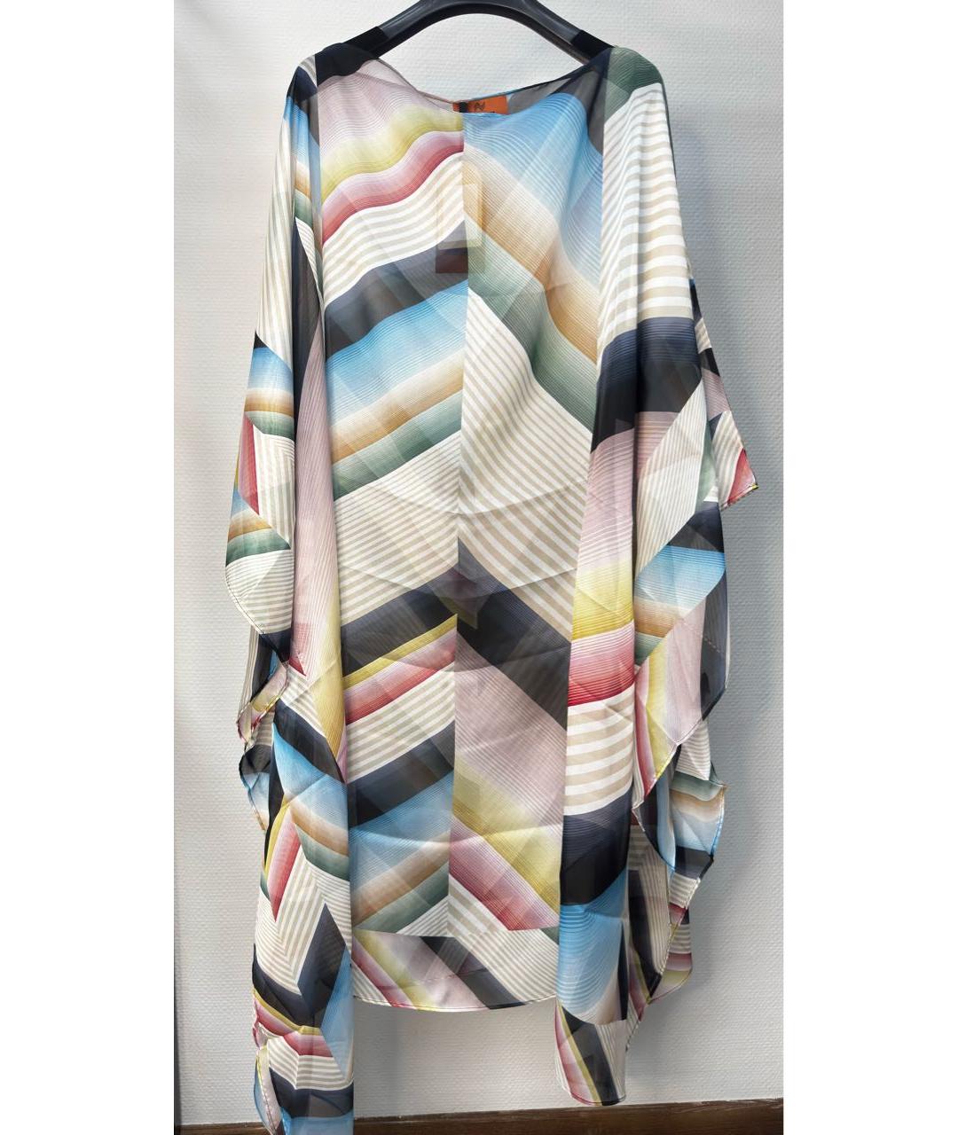MISSONI Мульти шелковая туника, фото 2