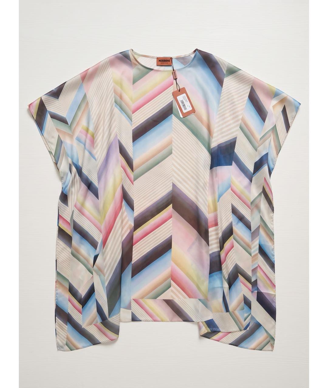 MISSONI Мульти шелковая туника, фото 8