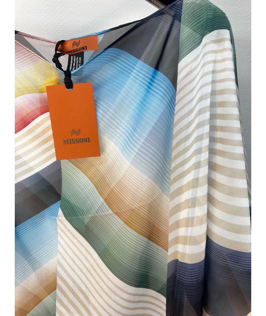 MISSONI Мульти шелковая туника, фото 4