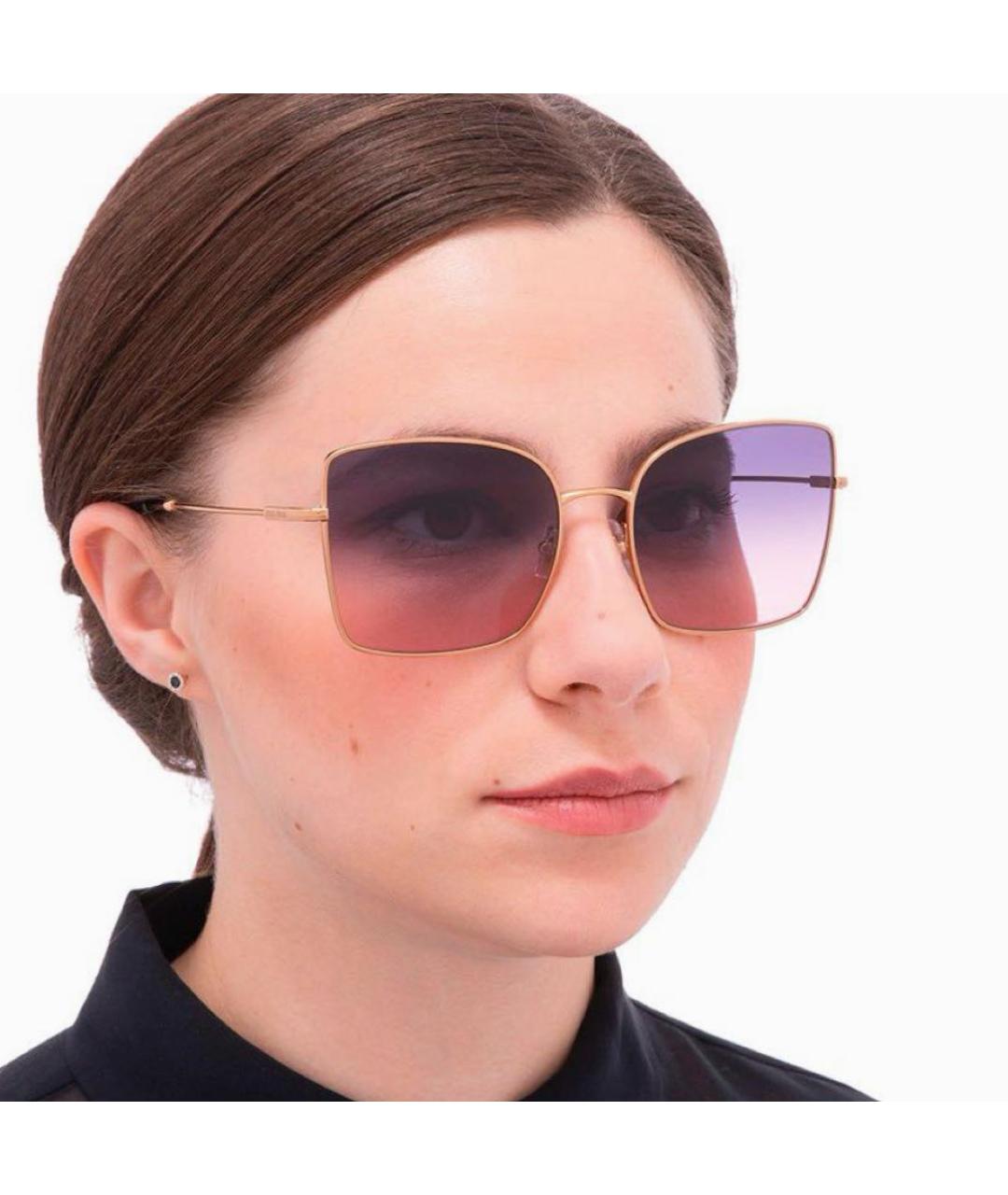 MIU MIU Мульти металлические солнцезащитные очки, фото 8