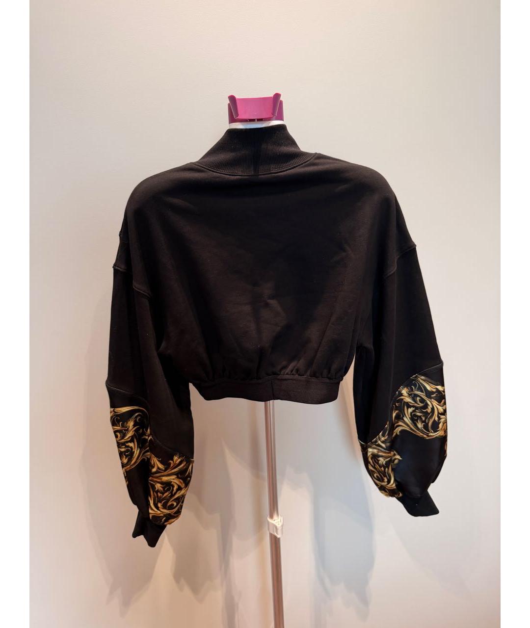 VERSACE JEANS COUTURE Черный хлопко-эластановый костюм с юбками, фото 3