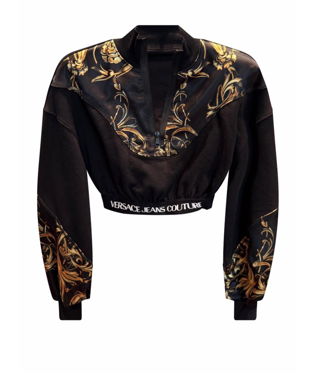 VERSACE JEANS COUTURE Черный хлопко-эластановый костюм с юбками, фото 1