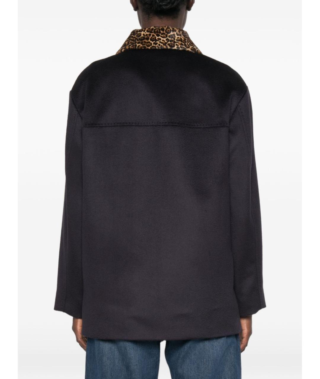MAX MARA Синее шерстяное пальто, фото 5