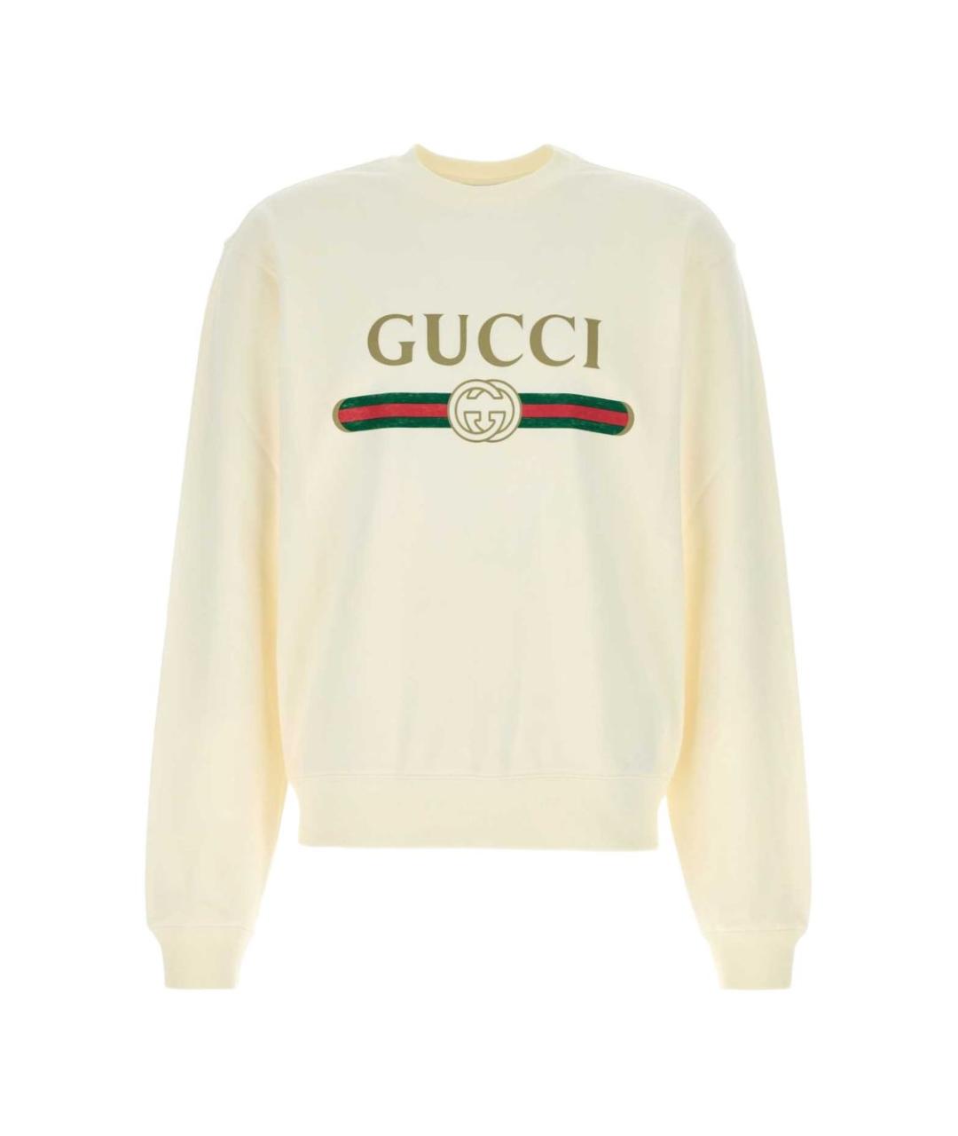 GUCCI Белый кашемировый джемпер / свитер, фото 1