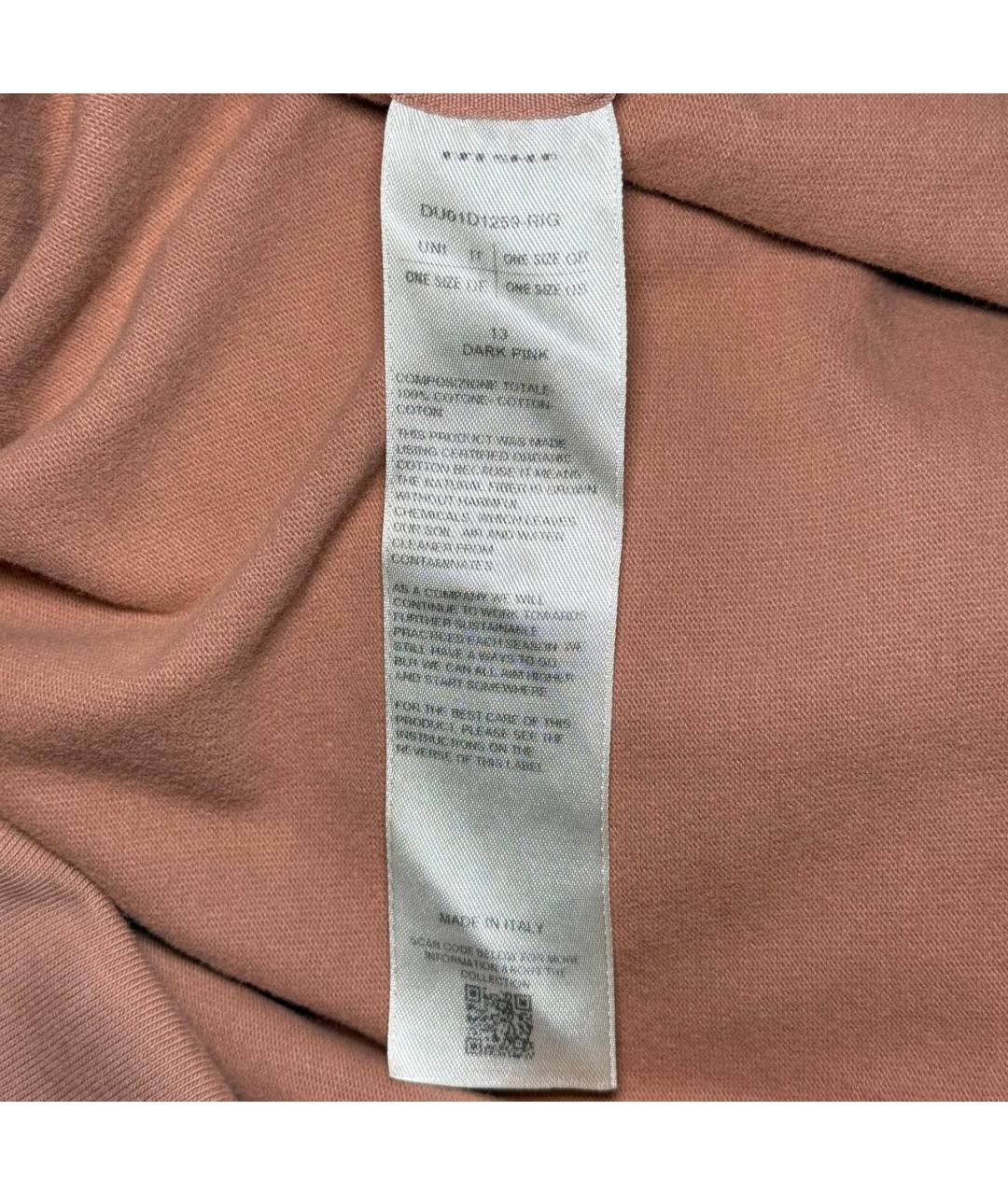 RICK OWENS DRKSHDW Розовая футболка, фото 6