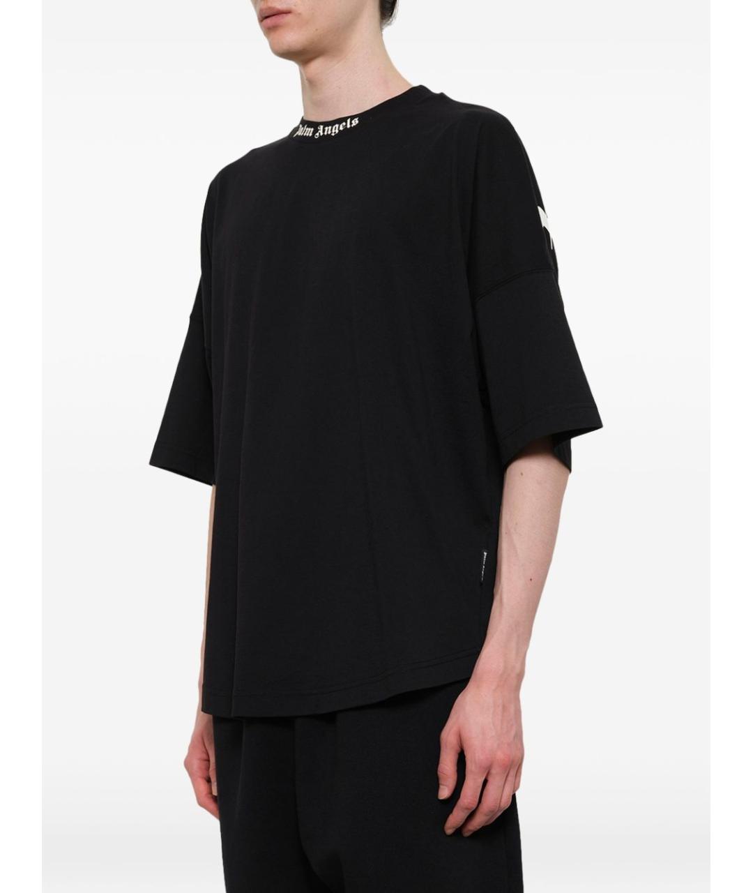 PALM ANGELS Черная футболка, фото 7