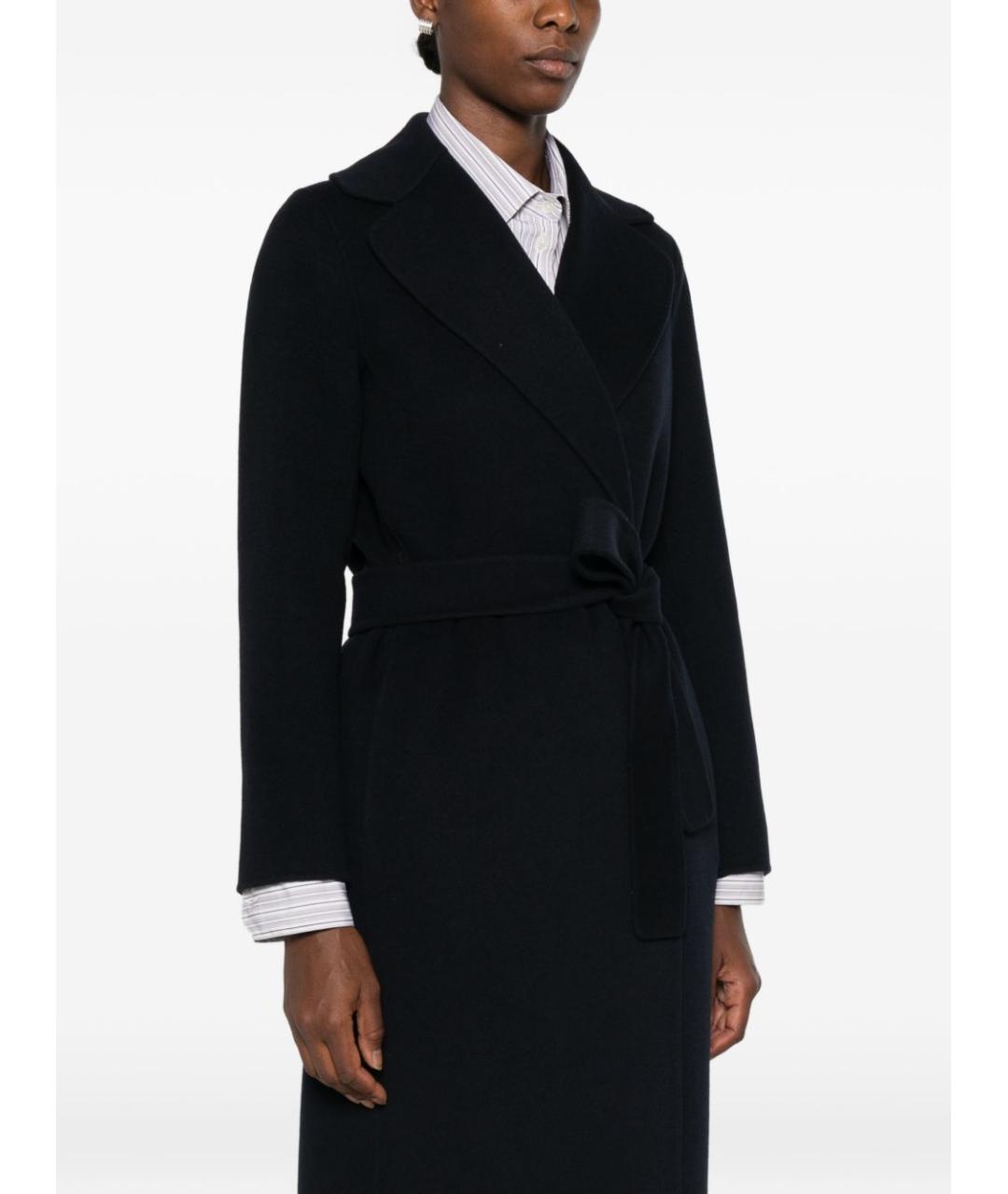 'S MAX MARA Синее шерстяное пальто, фото 3