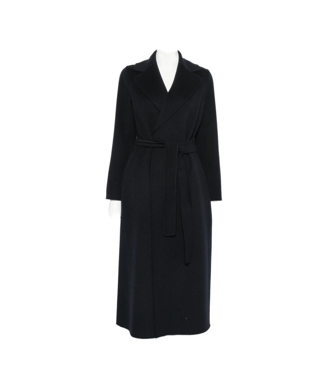 'S MAX MARA Синее шерстяное пальто, фото 6