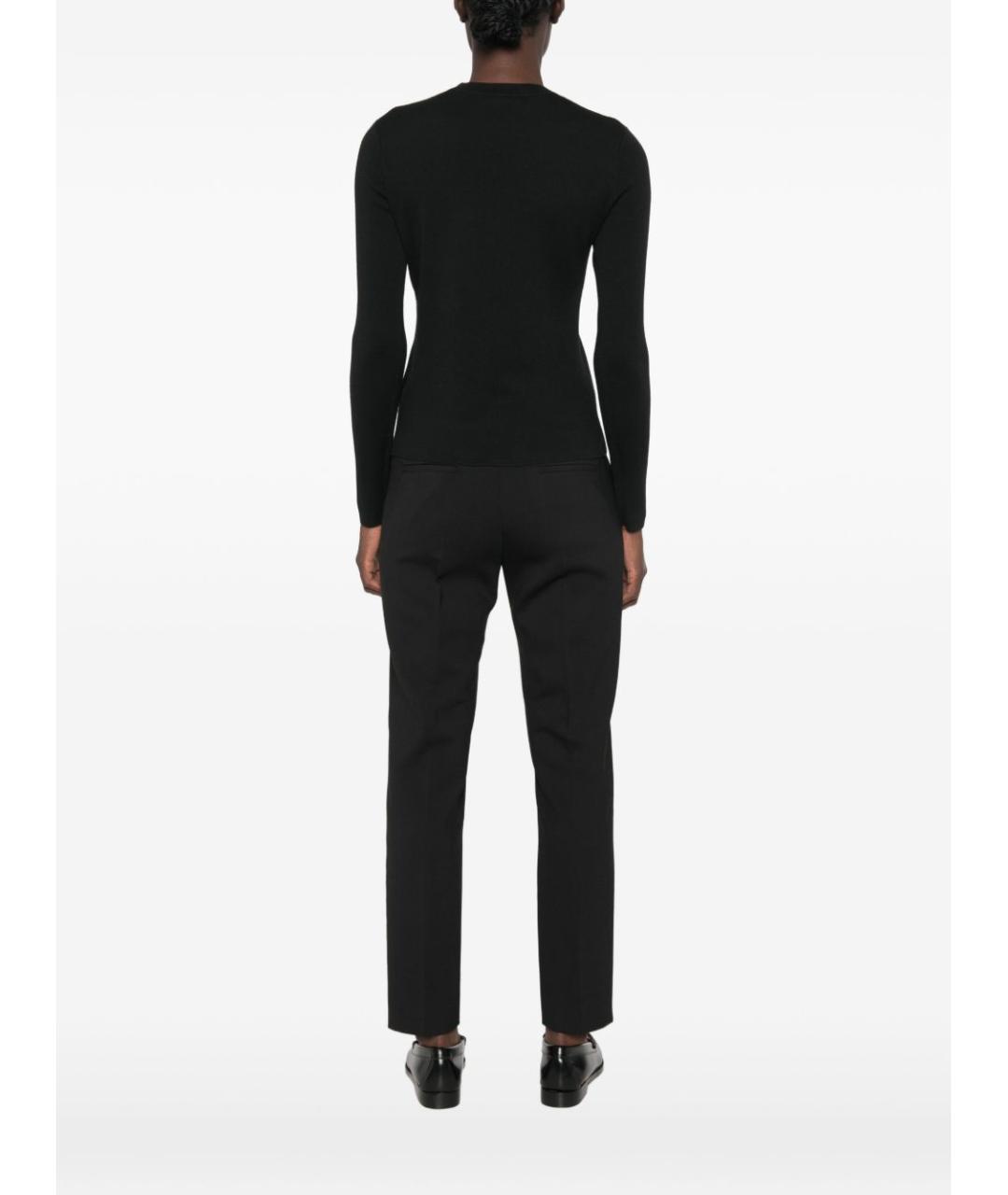 MAX MARA Черный шерстяной джемпер / свитер, фото 3