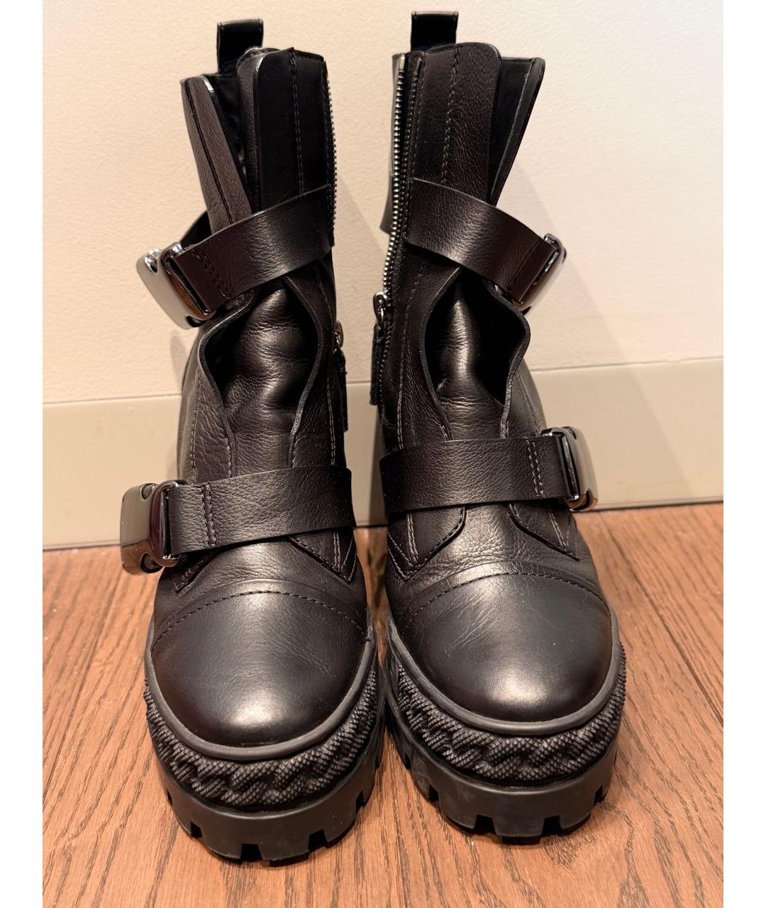 CASADEI Черные кожаные ботильоны, фото 4