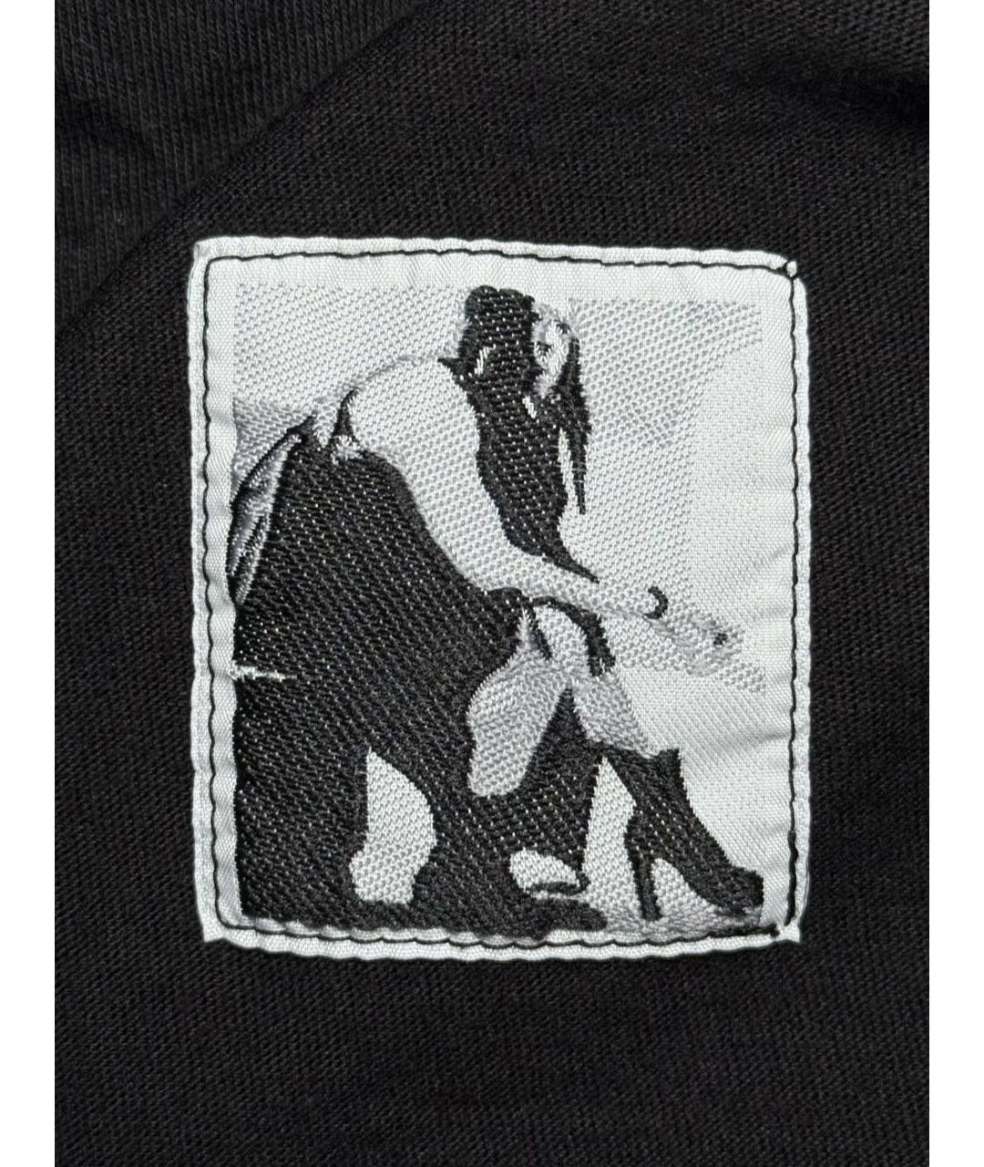 RICK OWENS DRKSHDW Черная хлопковая майка, фото 4