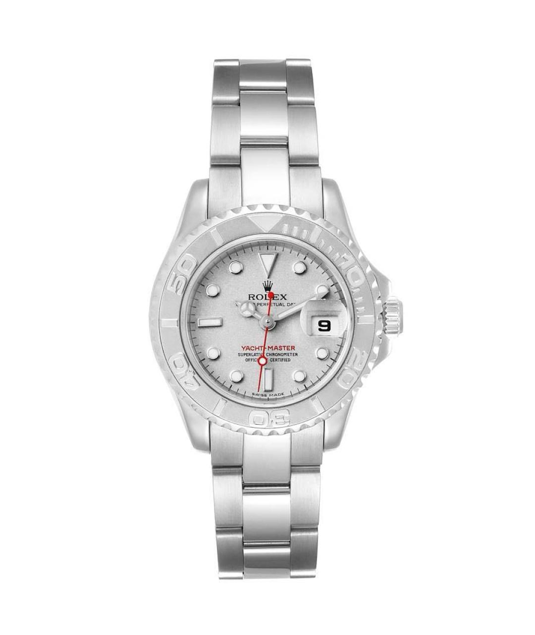 ROLEX Серебряные металлические часы, фото 5
