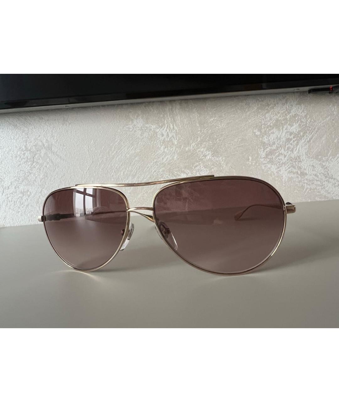 CHROME HEARTS Золотые металлические солнцезащитные очки, фото 5