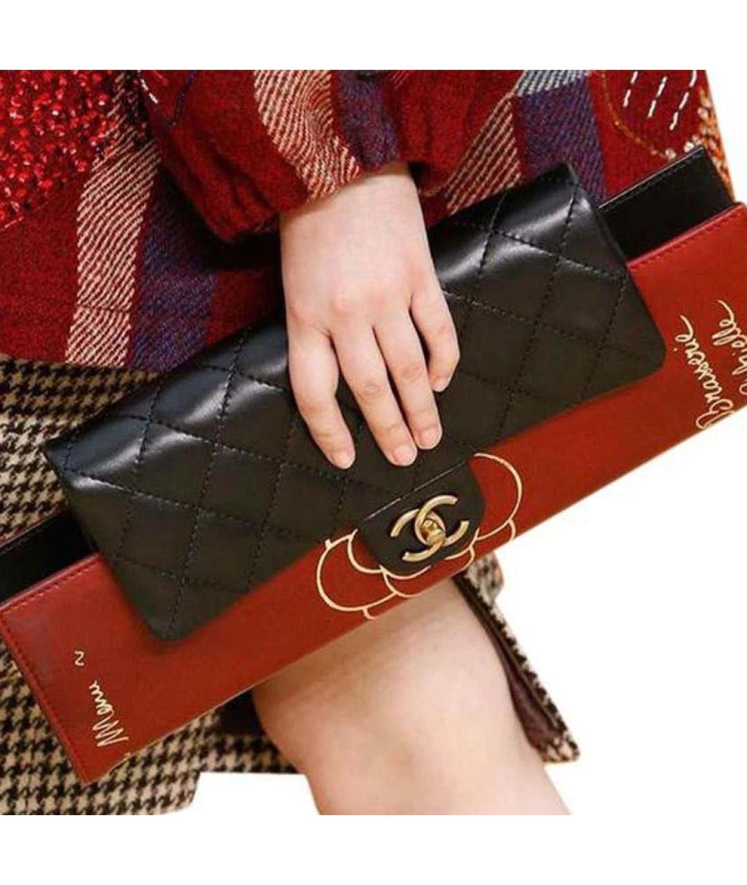 CHANEL Бордовая кожаная сумка через плечо, фото 6
