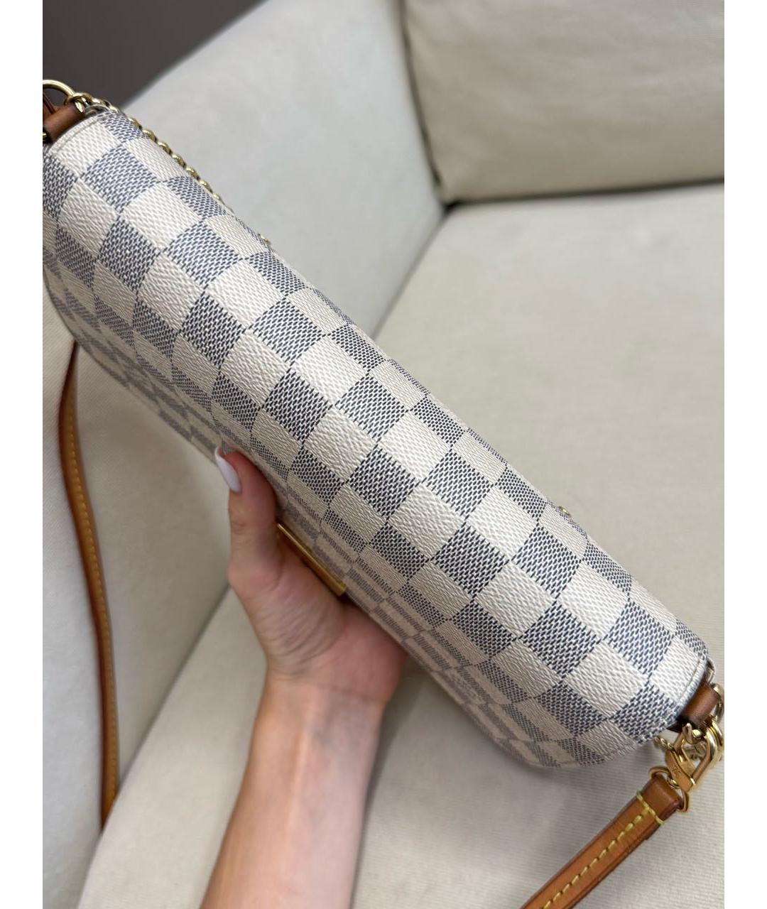 LOUIS VUITTON Бежевая канва сумка через плечо, фото 6