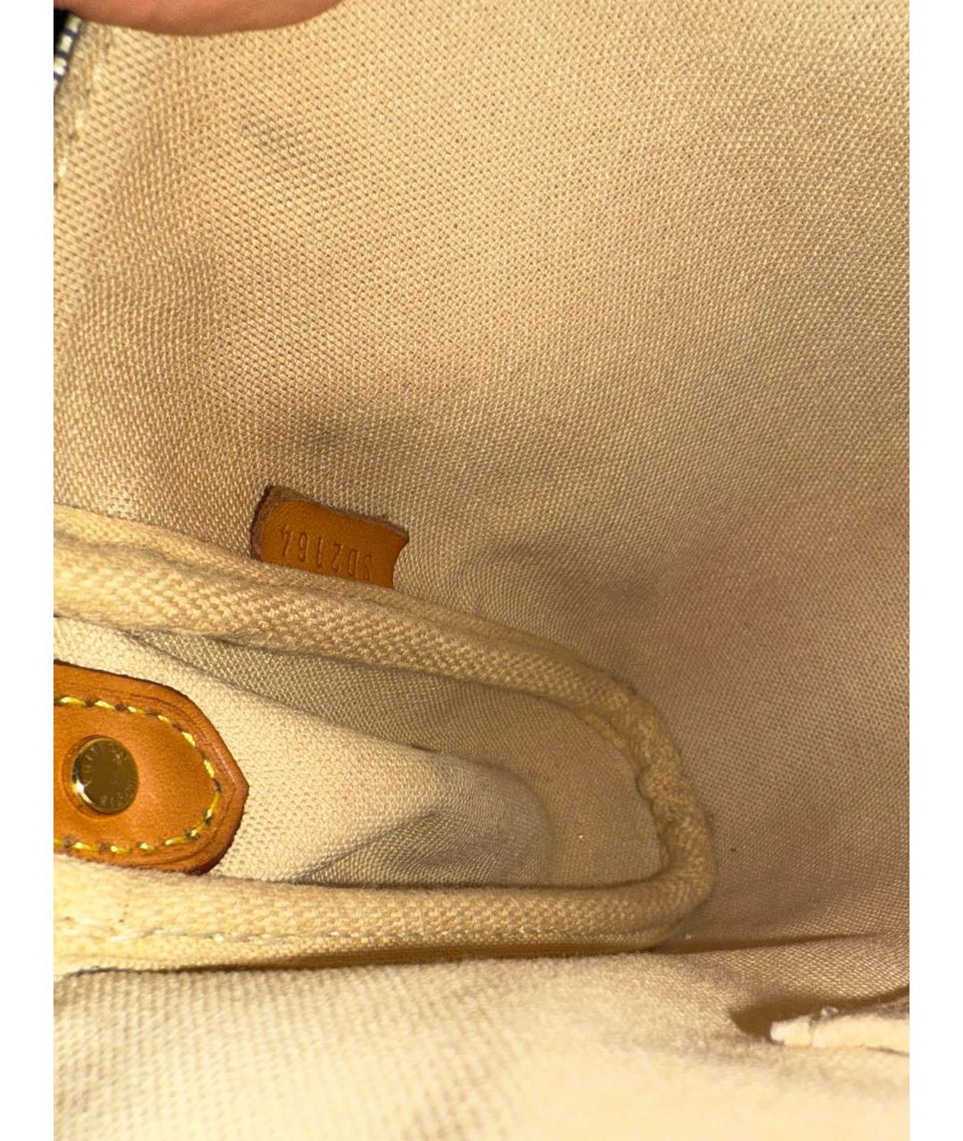 LOUIS VUITTON Бежевая канва сумка через плечо, фото 8