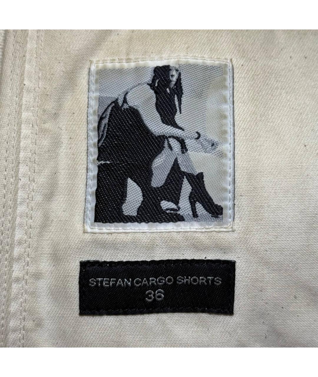 RICK OWENS DRKSHDW Бежевые шорты, фото 8