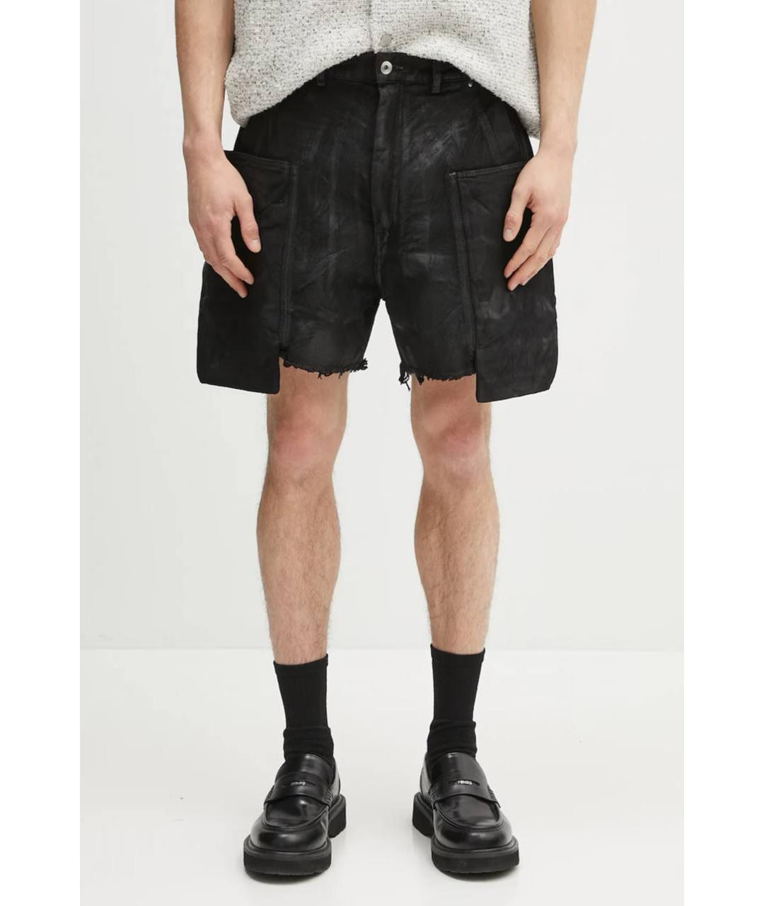 RICK OWENS DRKSHDW Бежевые шорты, фото 2