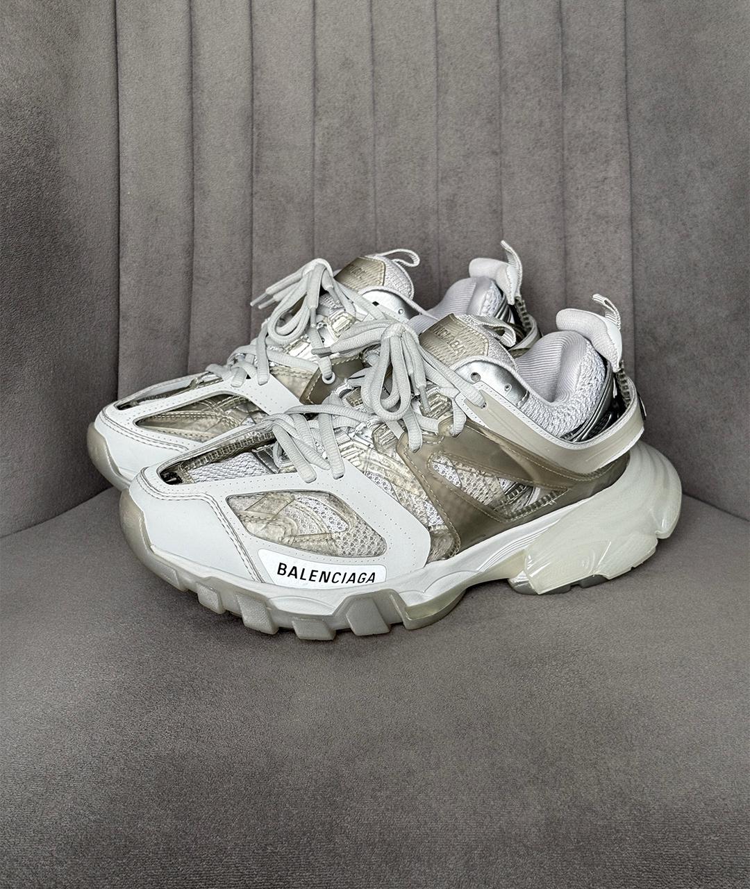 BALENCIAGA Серые кроссовки, фото 2
