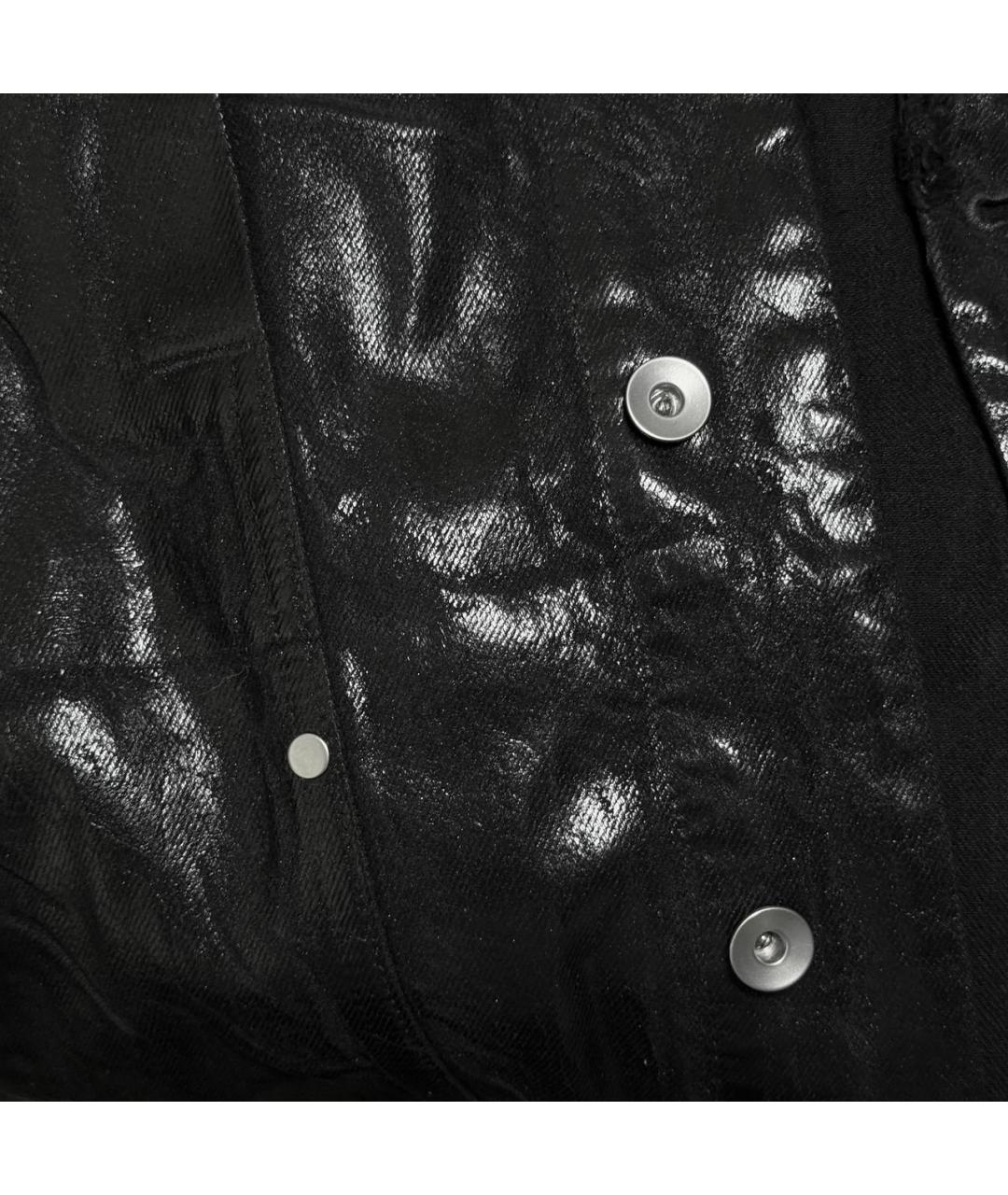 RICK OWENS Черная деним куртка, фото 6