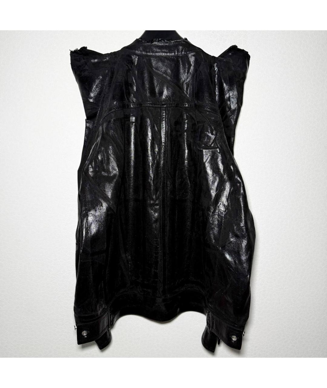 RICK OWENS Черная деним куртка, фото 3