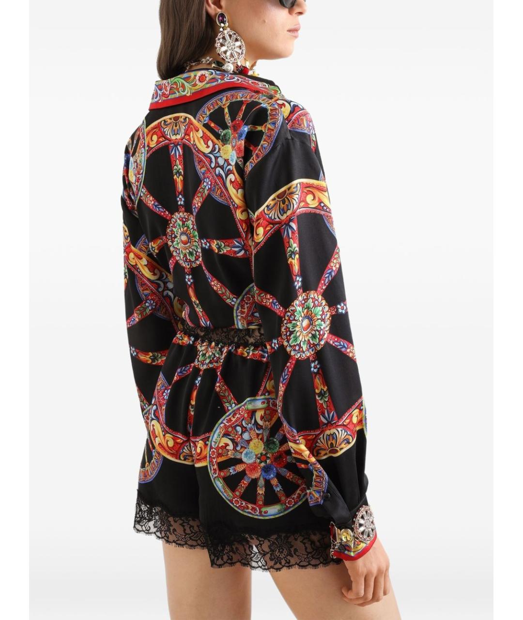 DOLCE&GABBANA Мульти хлопковый комбинезон, фото 4