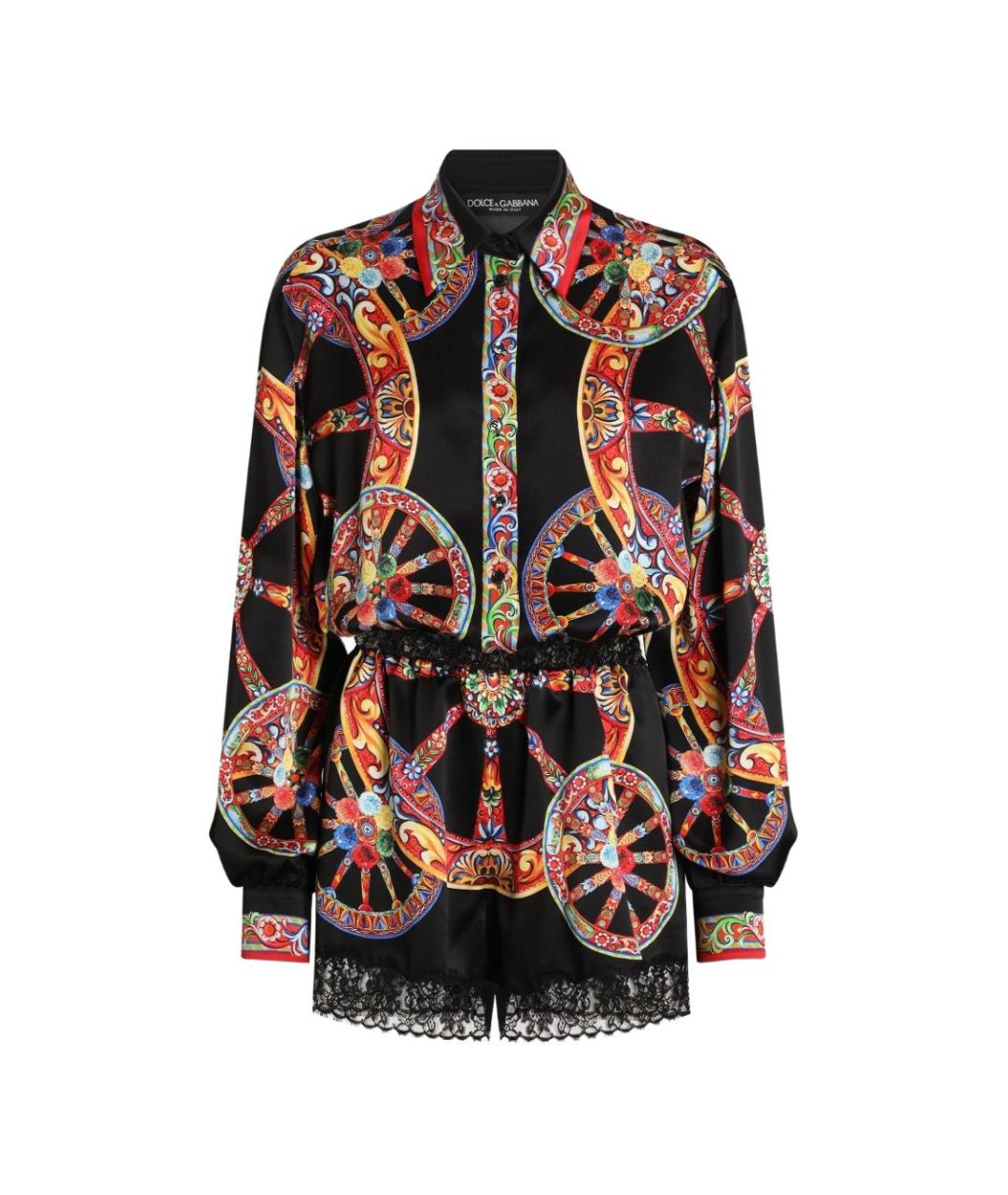 DOLCE&GABBANA Мульти хлопковый комбинезон, фото 1
