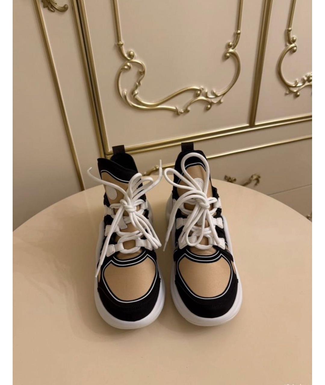 LOUIS VUITTON Бежевые кроссовки, фото 2