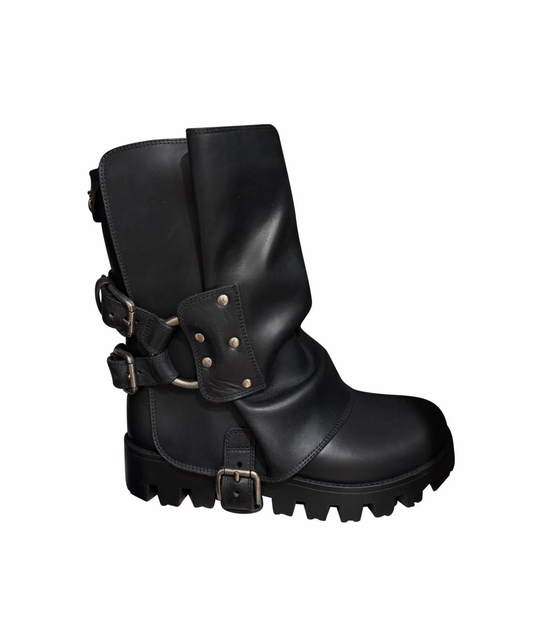DOLCE&GABBANA Черные полусапоги, фото 1