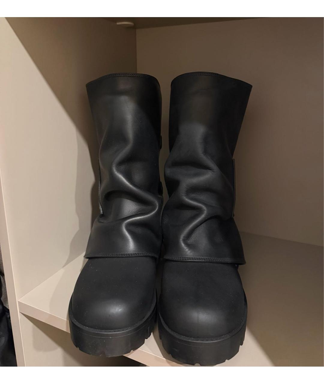 DOLCE&GABBANA Черные полусапоги, фото 2