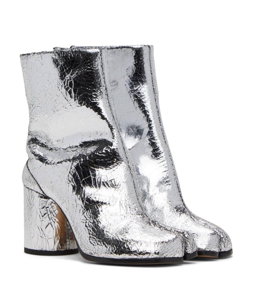 MAISON MARGIELA Серебряные ботильоны, фото 3