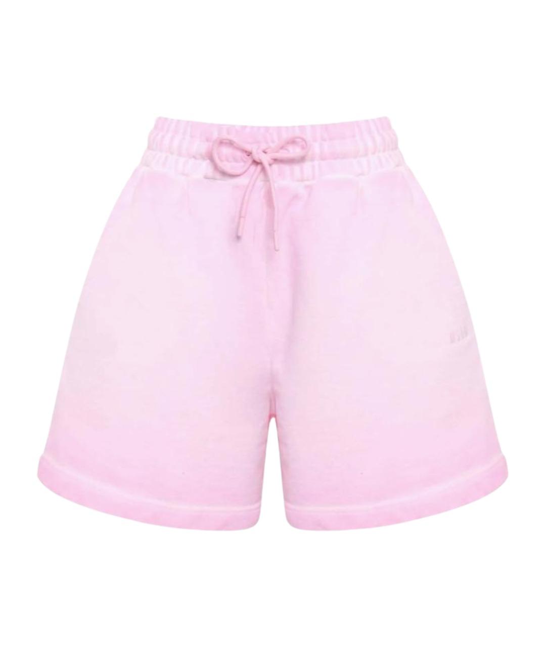 MSGM Розовые хлопковые шорты, фото 1